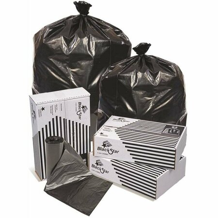 PITT PLASTICS Pitt Plasti 24x32 0.35mil 12-16gal Black, 500PK B73310XK